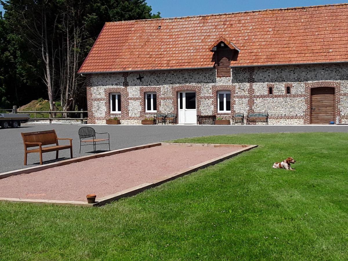 La Grange Aux Hortensias Thiergeville Buitenkant foto